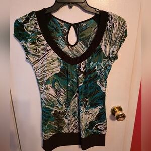 Y2k Boho Maurices Top Size Small